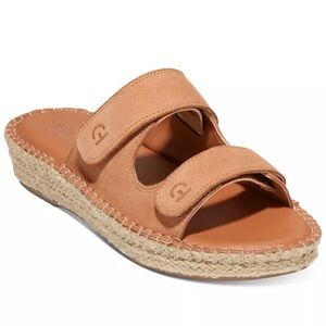 New in Box Cole Hahn Women's Tan Cloud Espadrille Sandals Size 9B